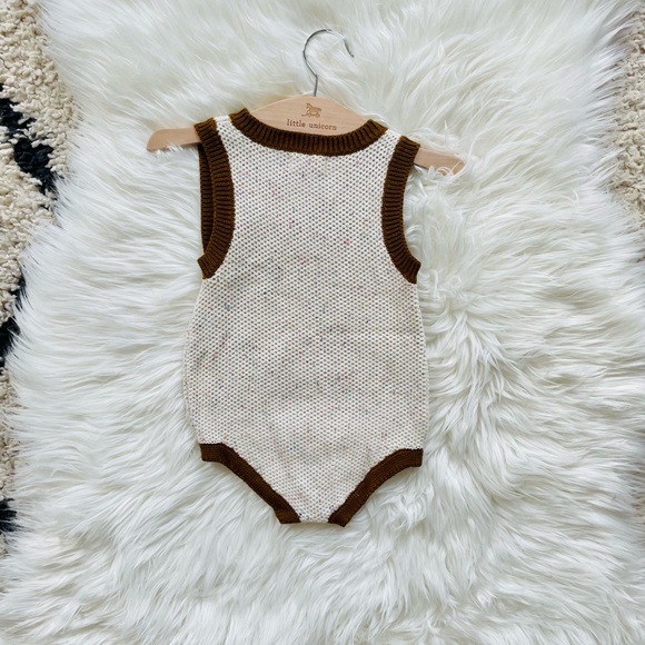 Fin & Vince Knit Confetti Romper - Picture 7 of 7